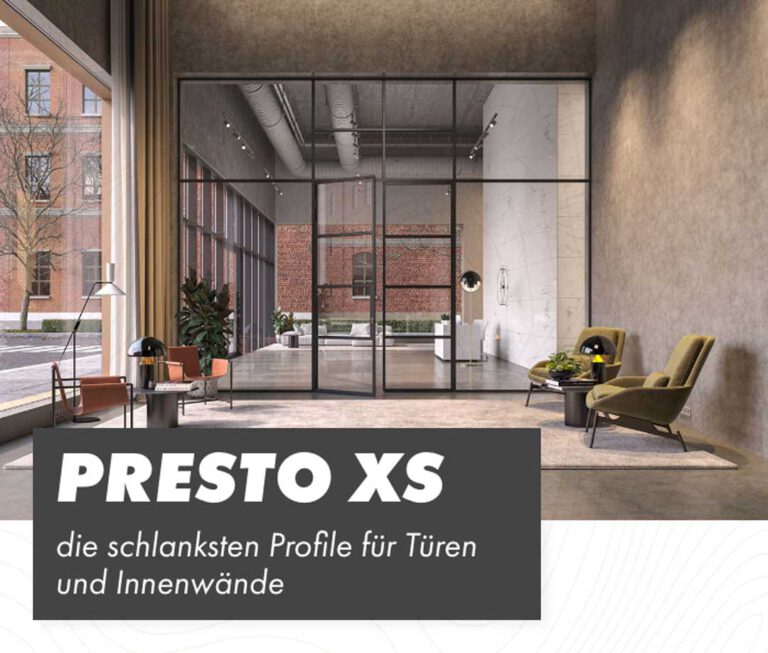 PRESTO XS - Tür- & Wandprofile